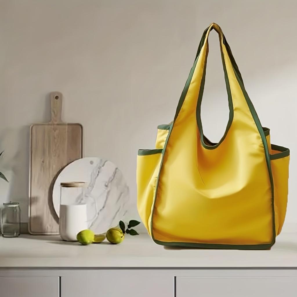 Foldable Shopping Tote Bag, Portable and Simple Multi-Color Large-Size Eco Bag, Grocery Shopping Bag, Special Bag, High-Capacity Bag