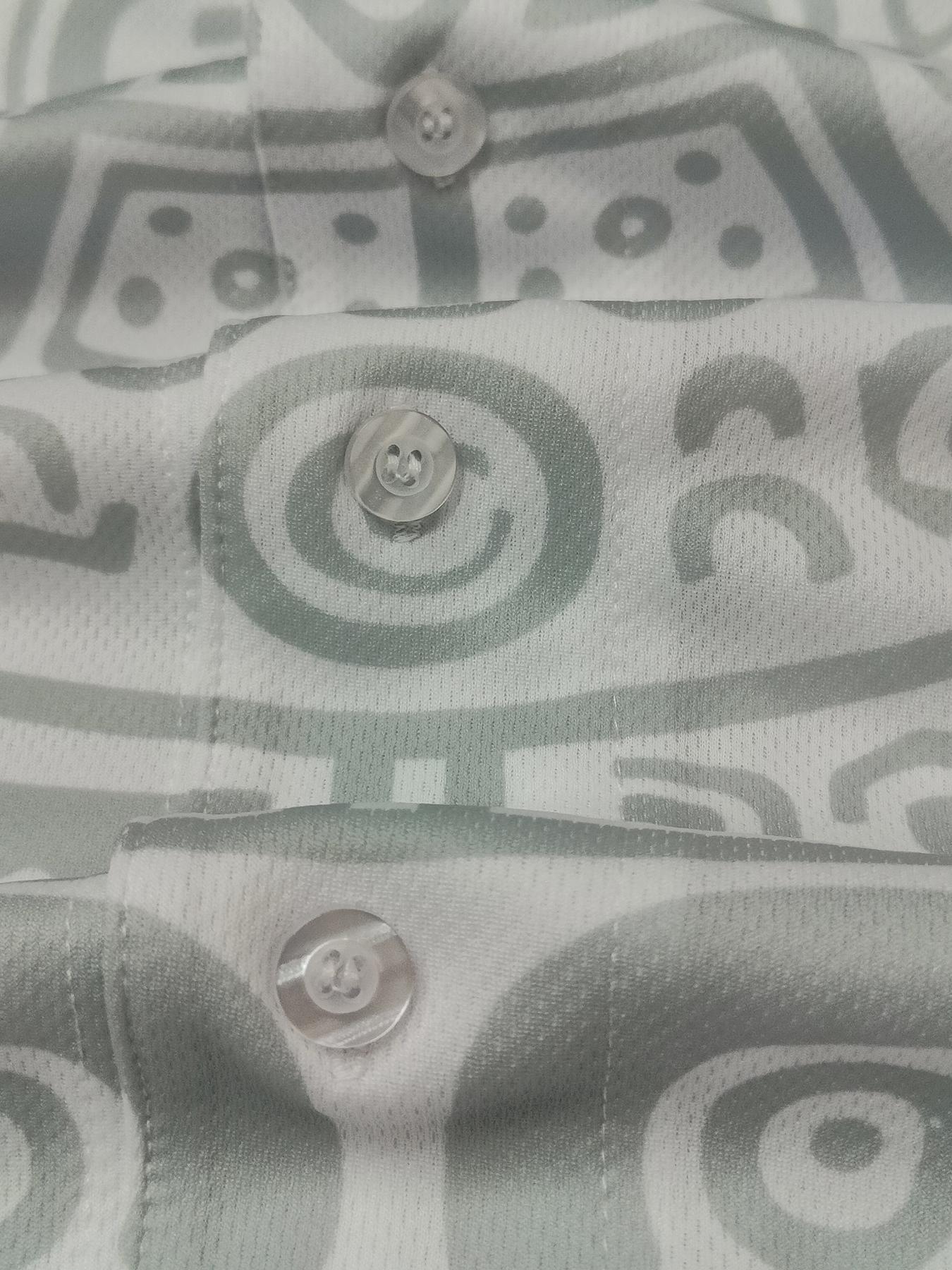 Men's baseball jersey with "MÉXICO" Embroidered with retro Mexican style, loose button cardigan suitable for sports and daily cultural wear, niche trend, Stylish jersey