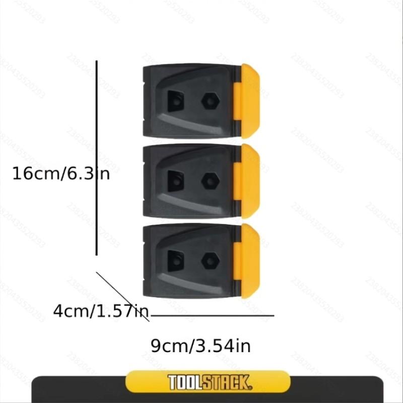 Toolstack Fast Hang Snap Hook Set, Three-Piece Quick-Release Card Holder, Durable and Convenient Accessory for Daily Use