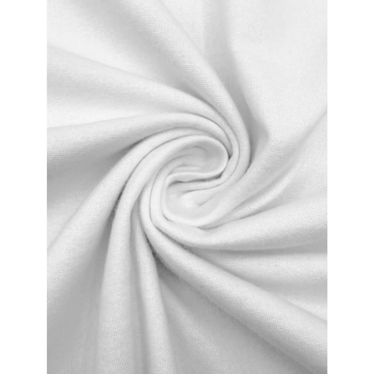 100% Cotton Flannel Fabric by The Yard - Soft Brushed, Warm & Breathable for Sewing, Quilting, PJs, Blankets & Crafts - 42 Inch Wide (White, 1 Yard)Gift