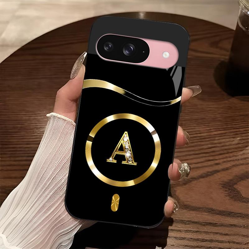 Suitable for [Google Pixel 9] high-end MagSafe phone case🥰，Choose from any of the 26 letters， Features a premium, minimalist design; drop-resistant and fingerprint-proof. YM99
