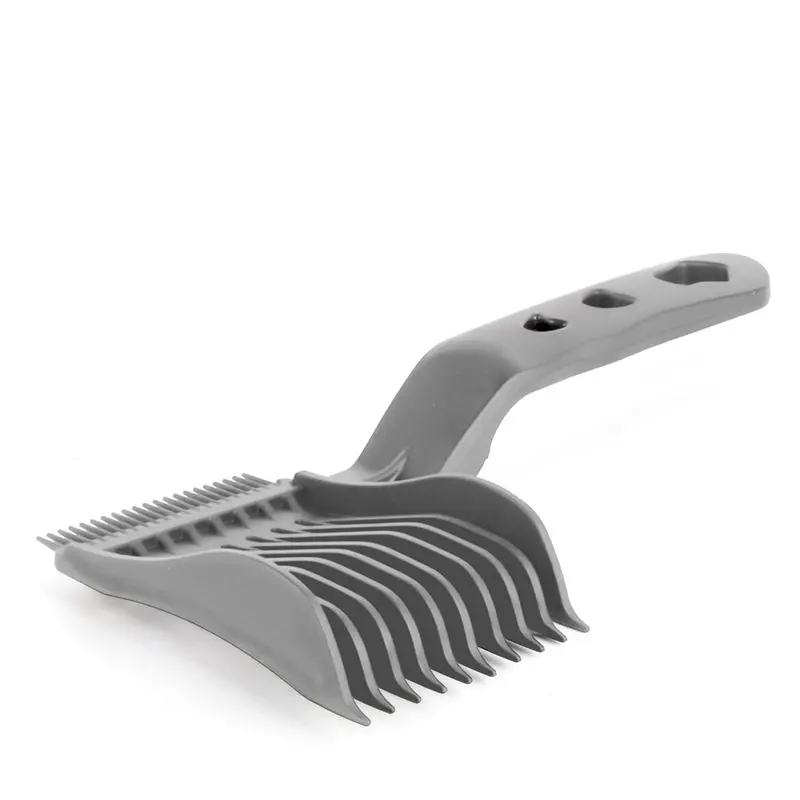 Fade Comb, Professional Barber Hair Comb for Men Haircut (grey, Medium)