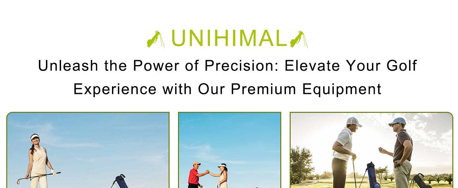 UNIHIMAL Golf Lightweight Stand Carry Bag– Easy to Carry and Durable Pitch n Putt Golf Bag for The Driving Range, Par 3 and Executive Courses–31.5 inches Tall