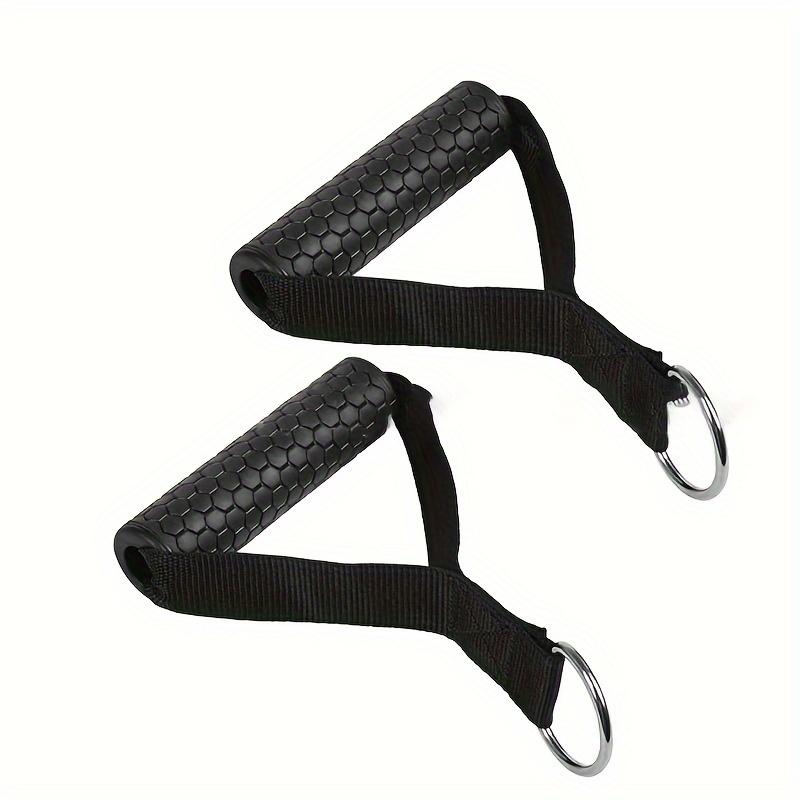 Professional 3 Head Muscle Rope, 7pcs/set Multifunctional Lat Pull Down Attachment, Resistance Band Handle, Ankle Strap, Wrist Strap, Exercise Machine Accessories