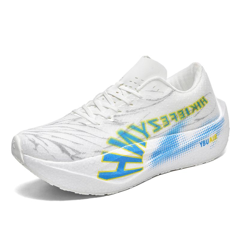 BDHJYDB Women's Round Toe Running Shoes - Breathable Mesh & Synthetic Polyurethane Fabric, Soft Sole, Carbon Plate, Lightweight, Lace Closure, Unisex, Performative Running Fits, Athletic Performance Hiking & Outdoor Footwear, All Seasons, Ballgame Use