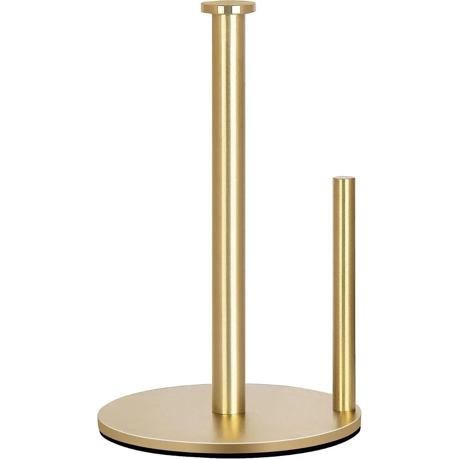 Gold Countertop Paper Towel Holder, Stainless Steel, Modern Kitchen and Bathroom Organization