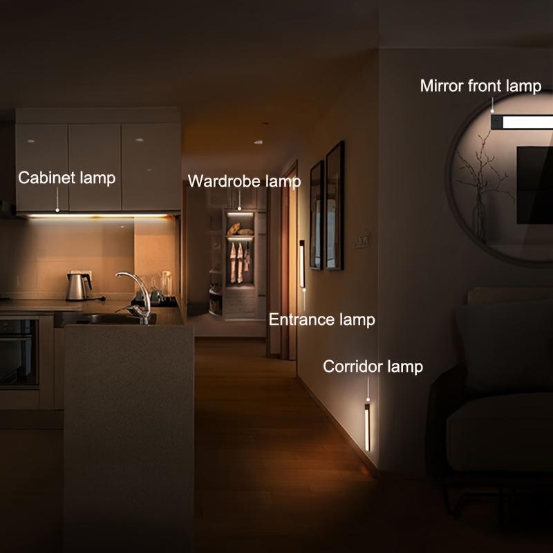 【TikTok Top Seller】LED Motion Sensor Cabinet Light for Fall, Under Cabinet Closet Light, Waterproof LED Strip Light for Kitchen, Bathroom, Closet, Hallway, Stairway & Garage, Wall Mounted LED Lights for Home, LED Lights Bedroom, Summer Essentials 【TikTok Top Seller】LED Motion Sensor Cabinet Light for Fall, Under Cabinet Closet Light, Waterproof LED Strip Light for Kitchen, Bathroom, Closet, Hallway, Stairway & Garage, Wall Mounted LED Lights for Home, LED Lights Bedroom, Summer Essentials