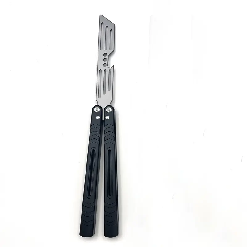 Aluminum Butterfly Hand Practice Tool, Portable Hand Training Device, Multi-Function Bottle Opener, Stress Relief, Office Desk Toy, Foldable