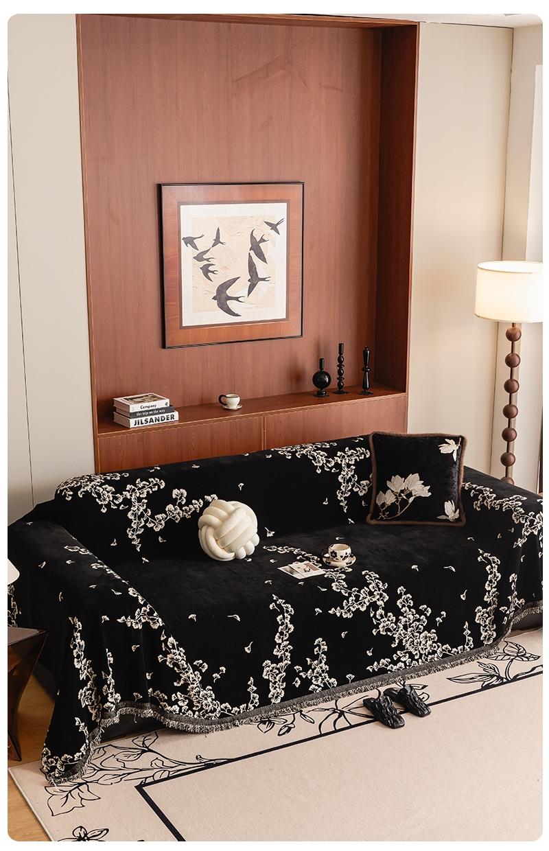 Viral Hit Vintage American Country Style Chenille Sofa Cover & Throw | Soft and Skin-Friendly, Cat Scratch Proof, Universal Home Decor for Living Room, Bedroom & Office | All-Season Pet-Friendly Sofa cover Sofa Couch Covers