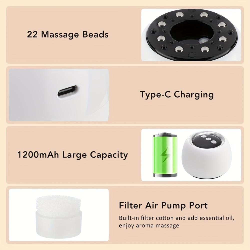 4in 1 Electric Scraping Instrument 9 Hot Compress Cupping Vacuum Suction Cupping Machine Dredge Meridians Remove Dampness