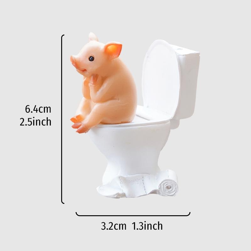 Cute Mini Decorative Craft, 1 Piece Resin Ornament, Creative Desktop Decor for Home Office Garden, Collectible Room Decor Cute Mini Decorative Craft, 1 Piece Resin Ornament, Creative Desktop Decor for Home Office Garden, Collectible Room Decor