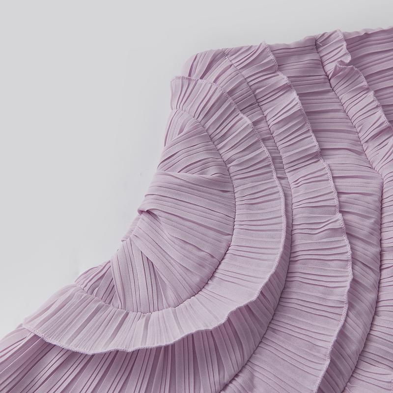 Women's Sexy Ruffle Halter Dress Sleeveless Solid Color Long Flowy Dress Summer A-Line Dress For Wedding And Party