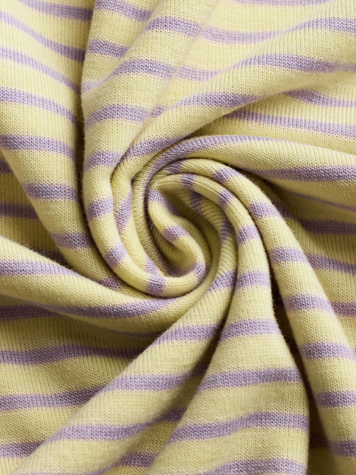 Women's Striped Print Long Sleeve Tee & Pants, Casual Two-piece Set for Daily Wear, Ladies Two-piece Outfits for All Seasons