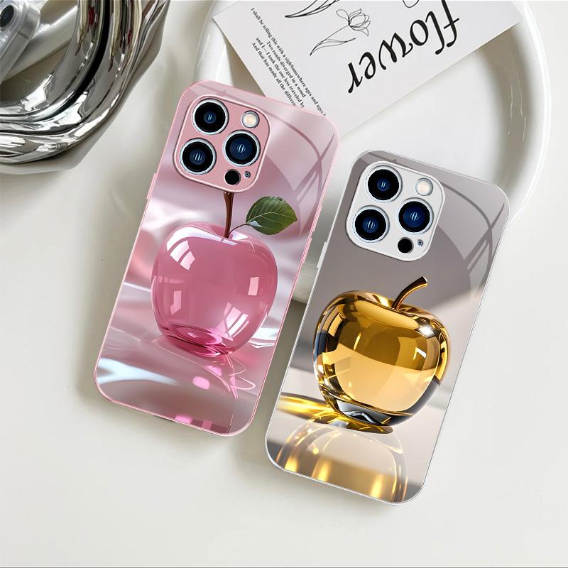 Luxury Crystal Apple Phone Case Metallic Cover with Lanyard for iPhone 17/16/15/14/13 Pro Max and Samsung S25 Ultra -- 975