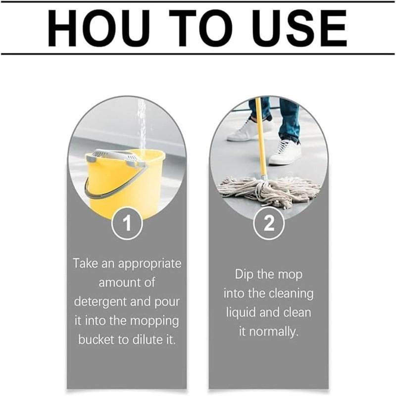 R&w Mop Soap for Floor Cleaning, Effective Bathroom & Kitchen Cleaner, Essential Home Maintenance Tool, Durable Design