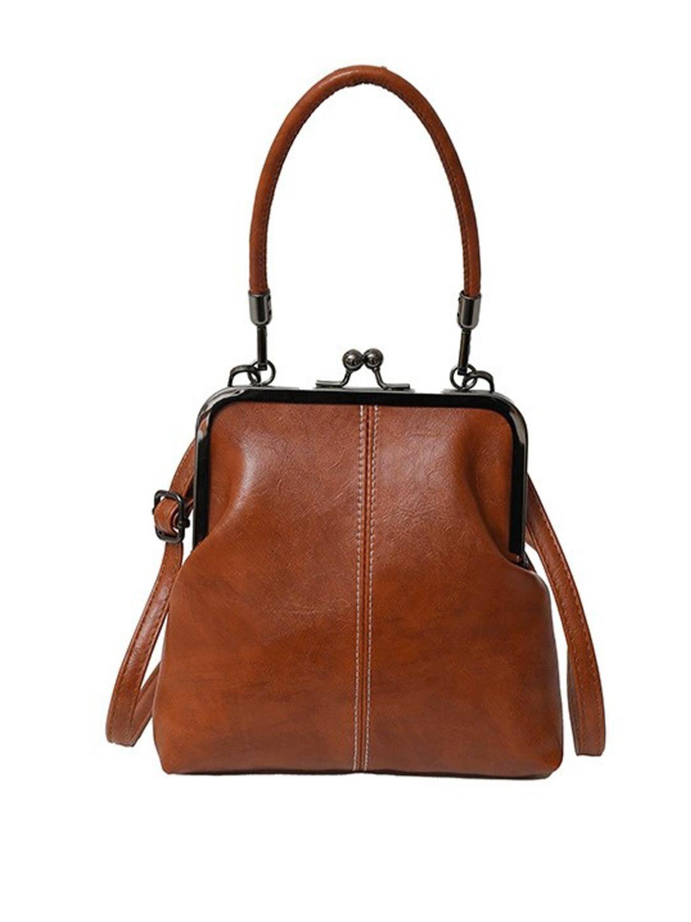 Women's Retro Fashion Shoulder Bag, Crossbody Shoulder Bag, Simple Style Mini Handbag with Adjustable Strap, Classic Versatile Design for Daily Use, Casual Handbag Satchel, Adjustable Crossbody Purses Women's Retro Fashion Shoulder Bag, Crossbody Shoulder Bag, Simple Style Mini Handbag with Adjustable Strap, Classic Versatile Design for Daily Use, Casual Handbag Satchel, Adjustable Crossbody Purses