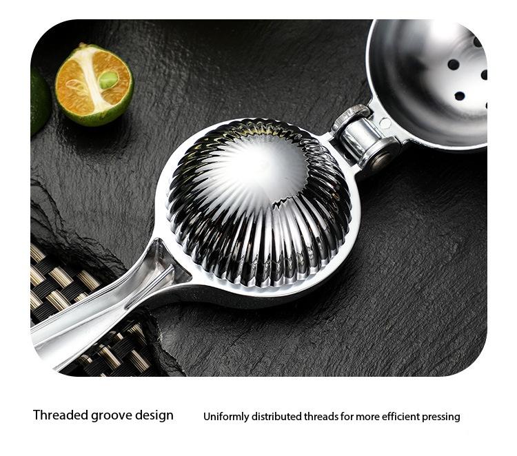 Kitchen Home Zinc Alloy Juicer, Manual Lemon Squeezer, Multi-Functional Juice Press Clip, Fruit Tool for Easy Use