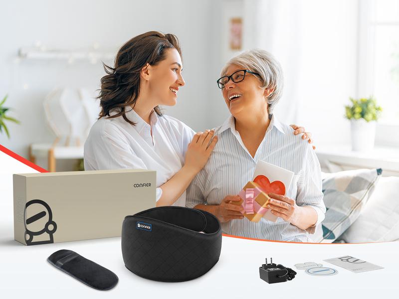 COMFIER Back Massager Heating Pad with Vibrating Massage 3 Modes 2 Intensities 2 Heat Levels for Home Office Relaxation Aid US Plug Gift for Mom Dad COMFIER Back Massager Heating Pad with Vibrating Massage 3 Modes 2 Intensities 2 Heat Levels for Home Office Relaxation Aid US Plug Gift for Mom Dad