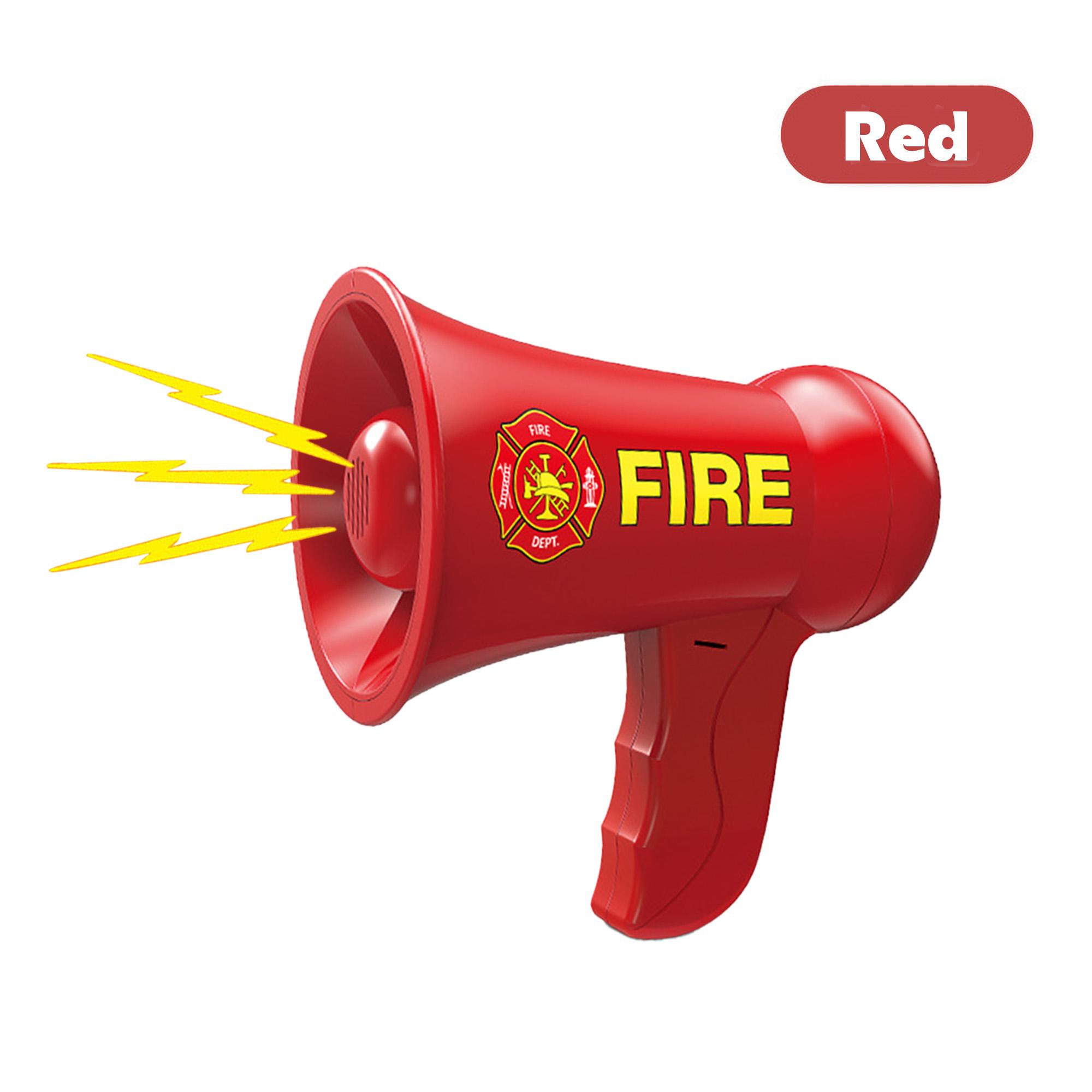 Handheld Voice Changer Megaphone Toy, Police Firefighter Role Play Kids Toy, Suitable for Boys and Girls, Fun Sound Amplifier