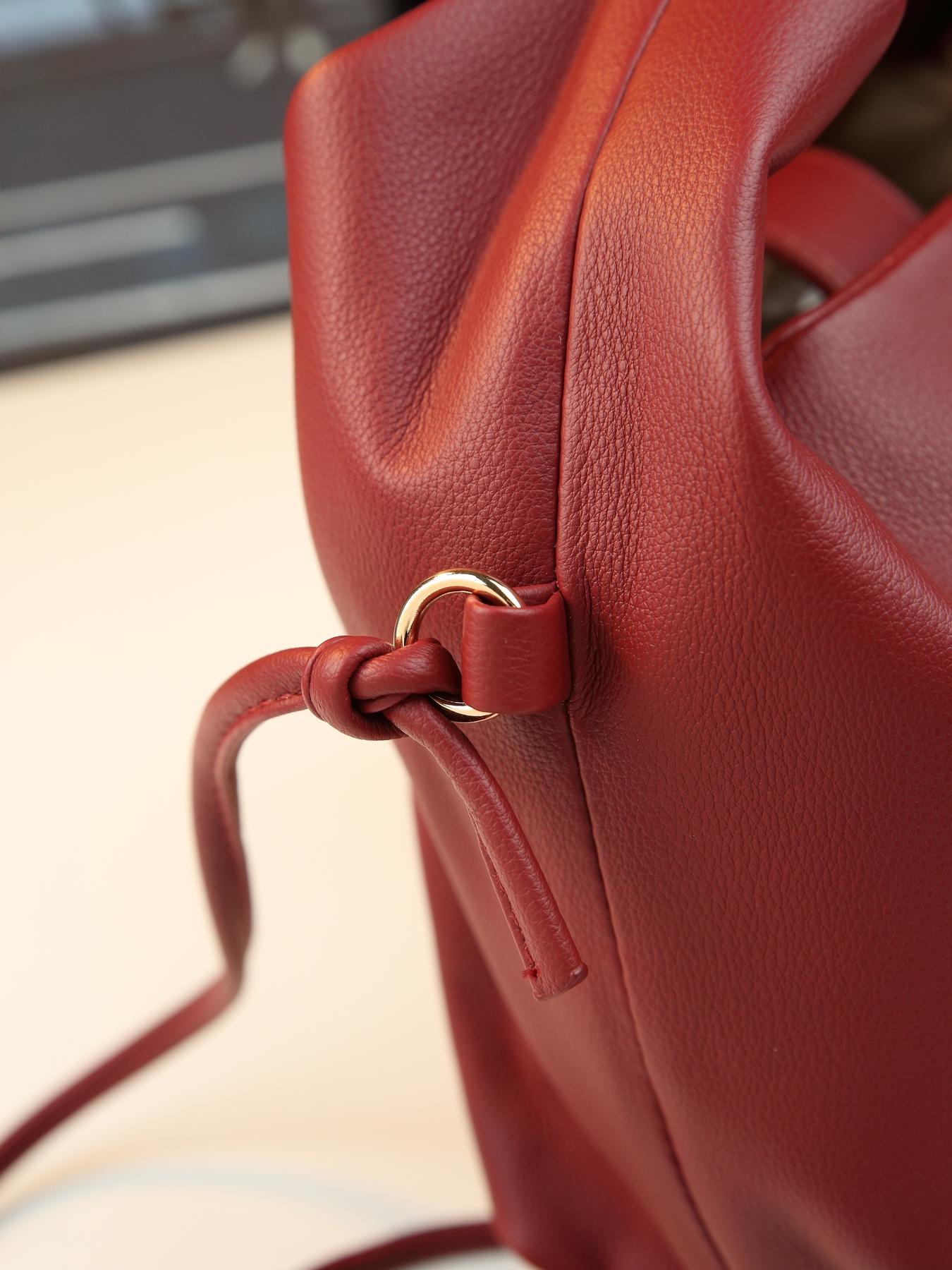 Niche design simple solid color bento bag lychee pattern going out leisure Fashionable Evening Bag shoulder messenger bag dinner bag