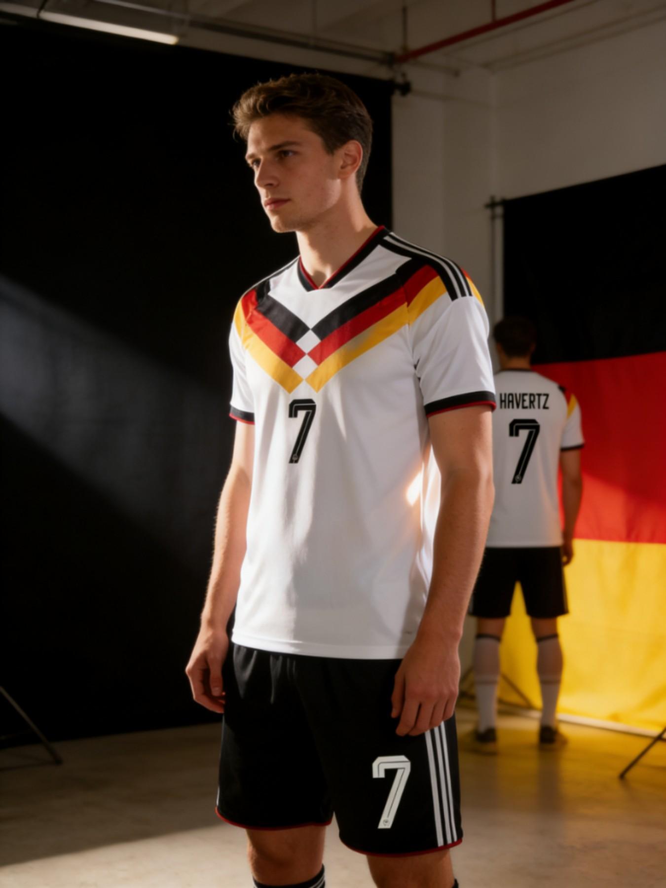 2026 Germany Football Jersey Set, Home Kit, Minimalist Pioneer Style, Moisture-Wicking, Professional Competition and Training Gear