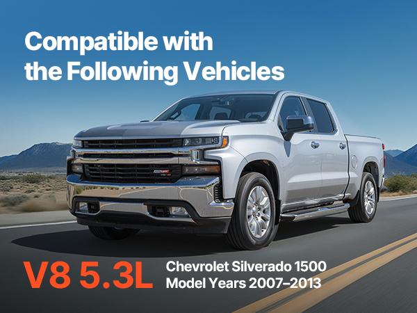 VEVOR Engine Motor Mount Kit Replacement, Set of 2, Compatible with 2007-2013 Chevrolet Silverado 1500 5.3L V8, Replace OE# A5365, A5365, Secure Support, Left and Right Front Mounts