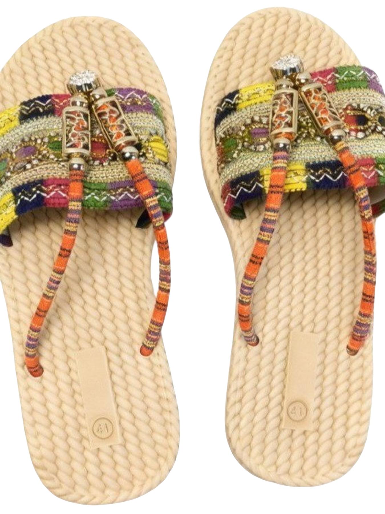 Women's Fashion Beach Sandals, Lightweight Strap Flip Flops, Comfortable Flat Shoes for Outdoor Vacation, Daily Wear Walking Shoes