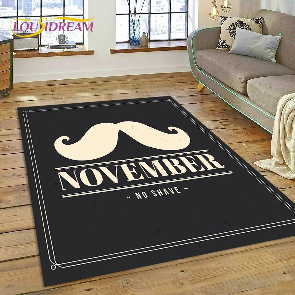 Vintage Barbershop Portrait Flannel Area Rug - Retro Hairstyle Salon Print Soft Mat for Barber Shop & Home, Non-Slip Man Cave Decor#BarbershopRug #VintagePortraitMat #RetroSalonDecor #ManCapeCarpet #NonSlipFlannelRug