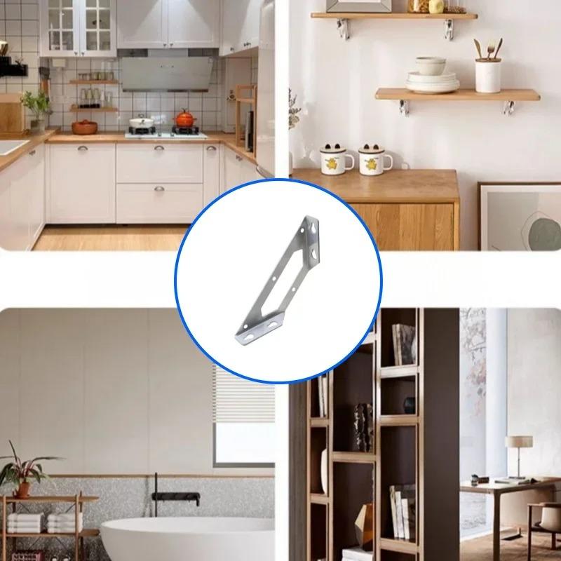 Triangular Support Frame, Furniture Bracket, Universal Corner Code Fastener, Suitable for Tables, Chairs, and Beds