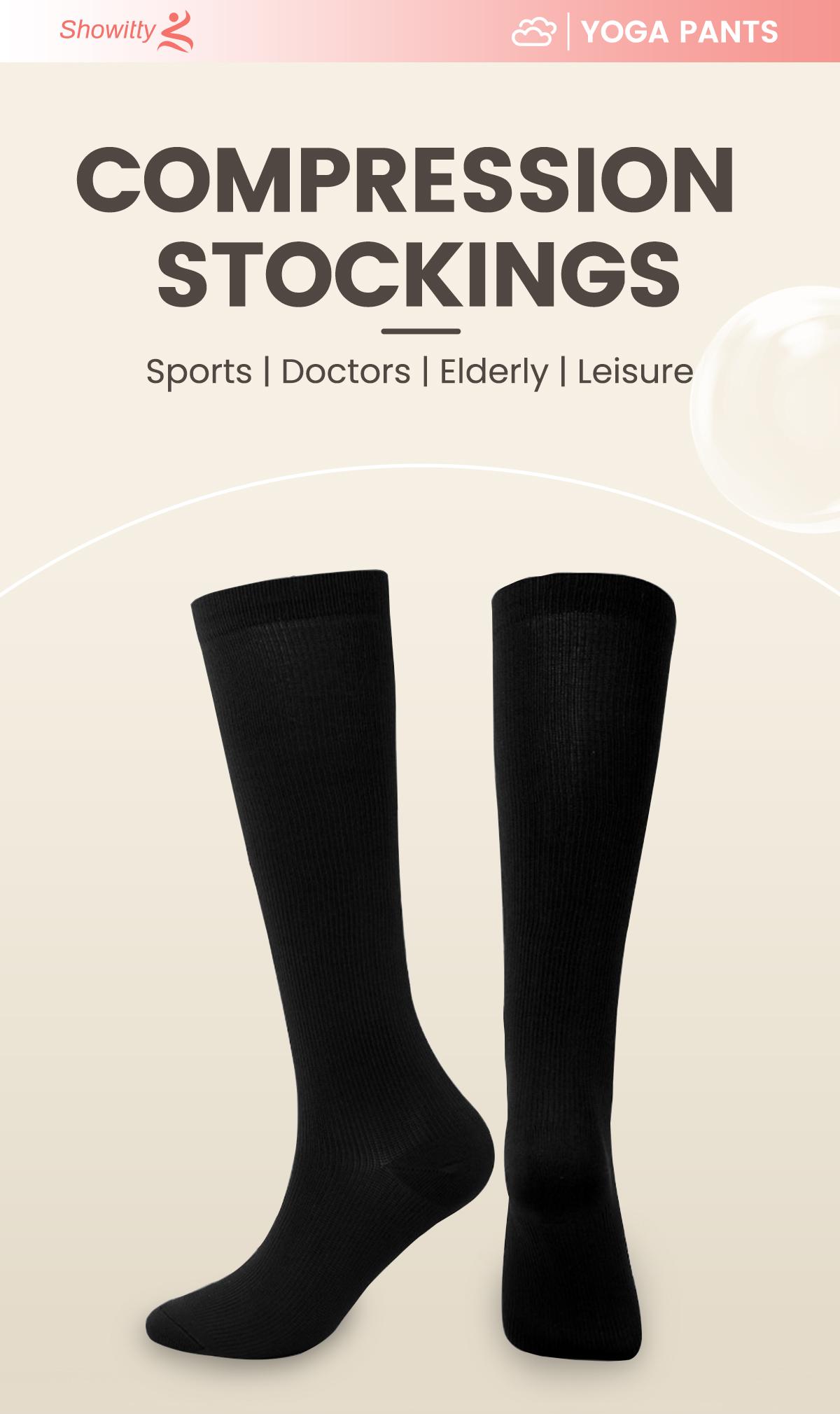 Viconow 4 Pairs Sports Socks for Women - Best Support for Circulation, Running, Travel