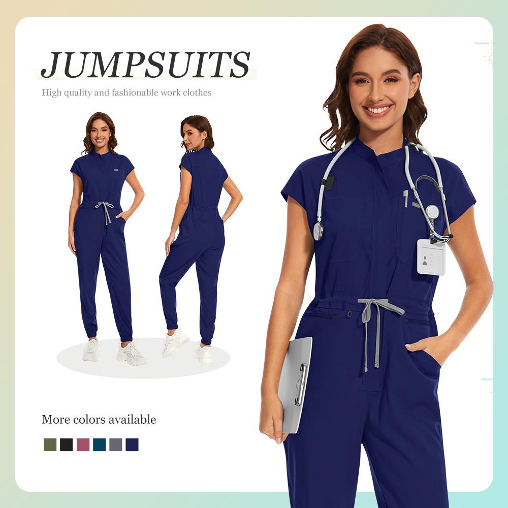 Ladies Doctor Brush Pants Beauty Salon Hand Washing Work Clothes Nursing Home Hand Washing Clothes with Zipper