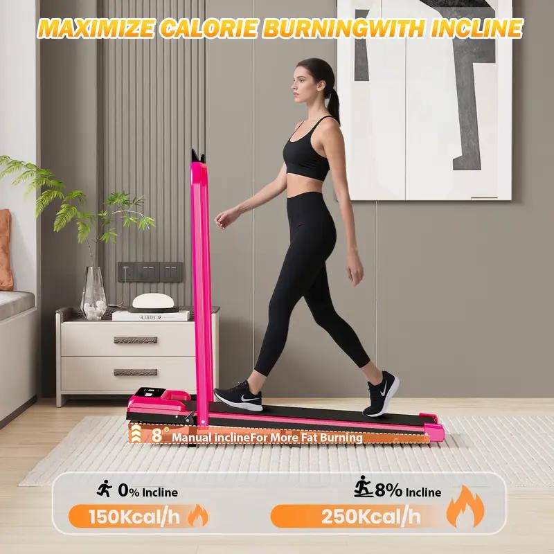 【New Arrival】YAGUD Electric Folding Treadmill with Handrail, Low-Noise Motor – 265lbs Weight Capacity Spacious Belt Walking Pad, Dual Shock Absorption, Remote Control & Wheels for Easy Moving – Includes Free Resistance Bands and Remote Home Gym Equipment 【New Arrival】YAGUD Electric Folding Treadmill with Handrail, Low-Noise Motor – 265lbs Weight Capacity Spacious Belt Walking Pad, Dual Shock Absorption, Remote Control & Wheels for Easy Moving – Includes Free Resistance Bands and Remote Home Gym Equipment