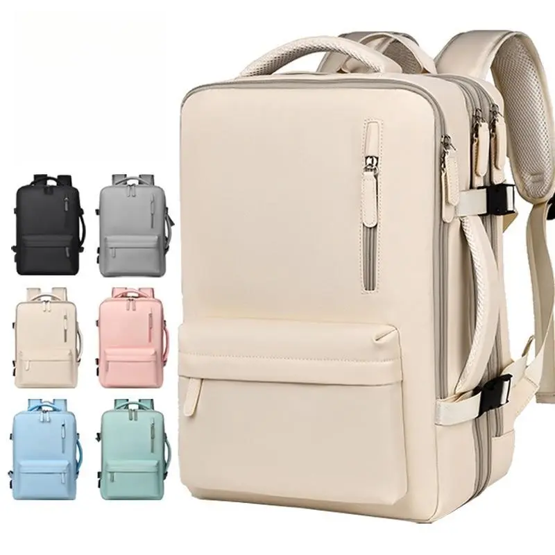 Unisex Large-Capacity Waterproof Laptop Backpack for Commuting