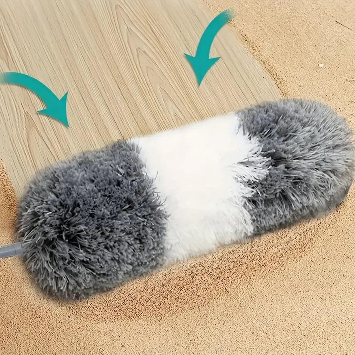 Extendable Bendable Duster, Static Electricity Cleaning Duster, Long Handle Gap Brush for Home Ceiling & Furniture Cleaning