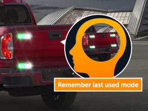 Nilight 8PCS Led Strobe Lights with Controller 12V 24V Sync Feature Green White Strobe Light 12 24 LED Surface Mount Hazard Warning Lights with Strobe Controller for Vehicle Car Truck RV ATV