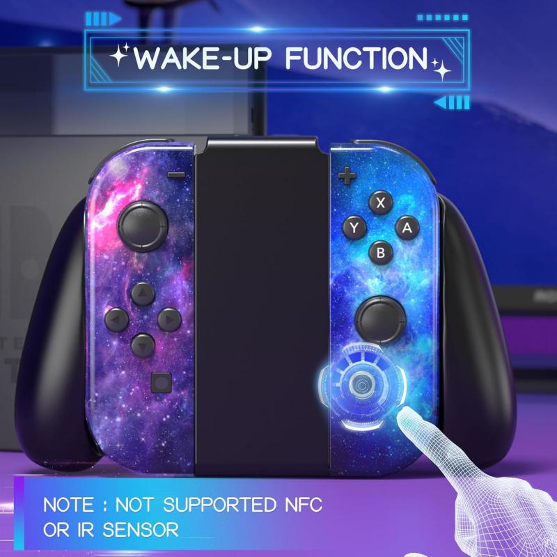 Wireless Controller for Nintendo Switch/lite/oled, DualVibration Function Replacement Parts, Wake-Up SwitchButton Design, Wireless Gaming Controller