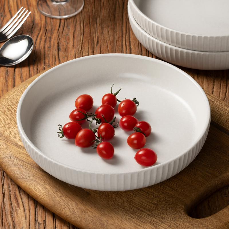 Starlight 4-Piece Stoneware Pasta Bowl Set