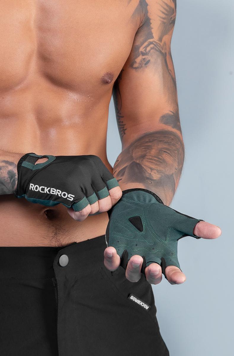 ROCKBROS Cycling Glove Bicycle Half-finger Gloves Breathable Sweat-Wicking Glove ROCKBROS Cycling Glove Bicycle Half-finger Gloves Breathable Sweat-Wicking Glove