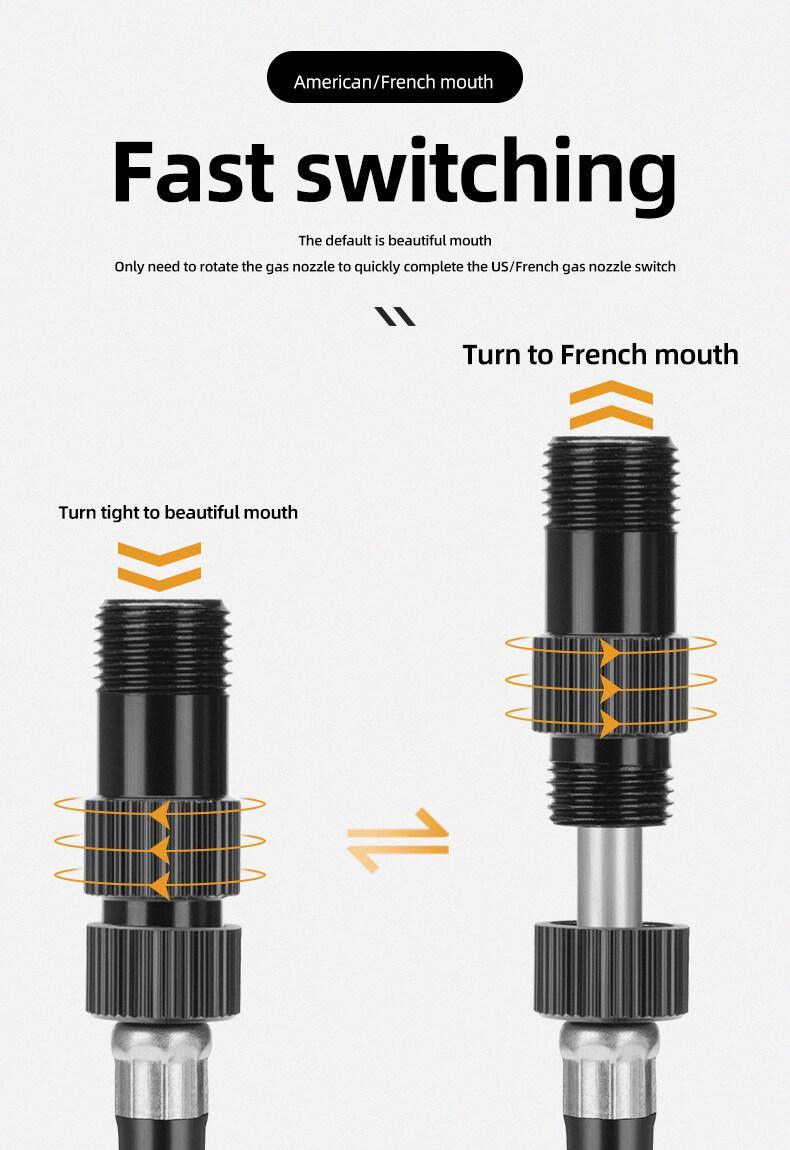 ROCKBROS Inflator High Pressure Foot Pump MTB Road Bike Electric Bicycle Motorcycle Car Hand Tire Pump AV/FV Portable Air Pump ROCKBROS Inflator High Pressure Foot Pump MTB Road Bike Electric Bicycle Motorcycle Car Hand Tire Pump AV/FV Portable Air Pump