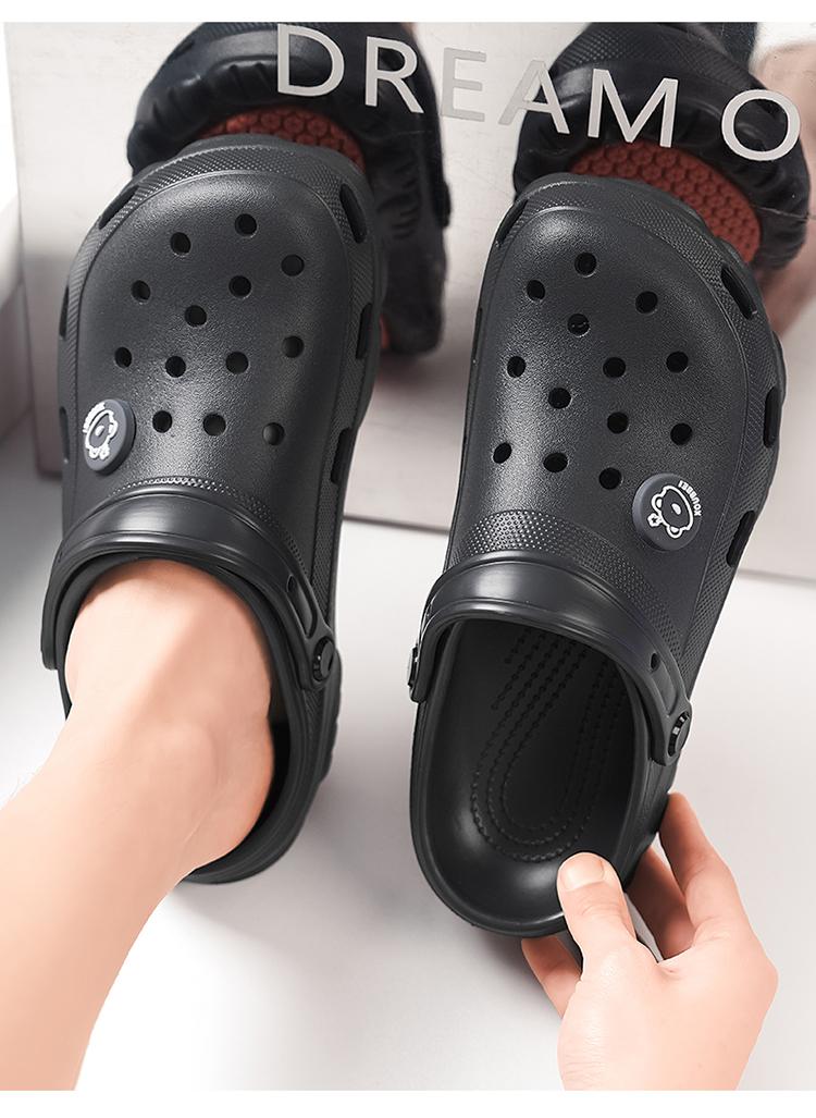 Light Oxygen Flow Cloud Holes Shoes, Classic Style, All Seasons, Eva Material, Less Than Ankle Height, Solid Pattern, Comfortable Footwear