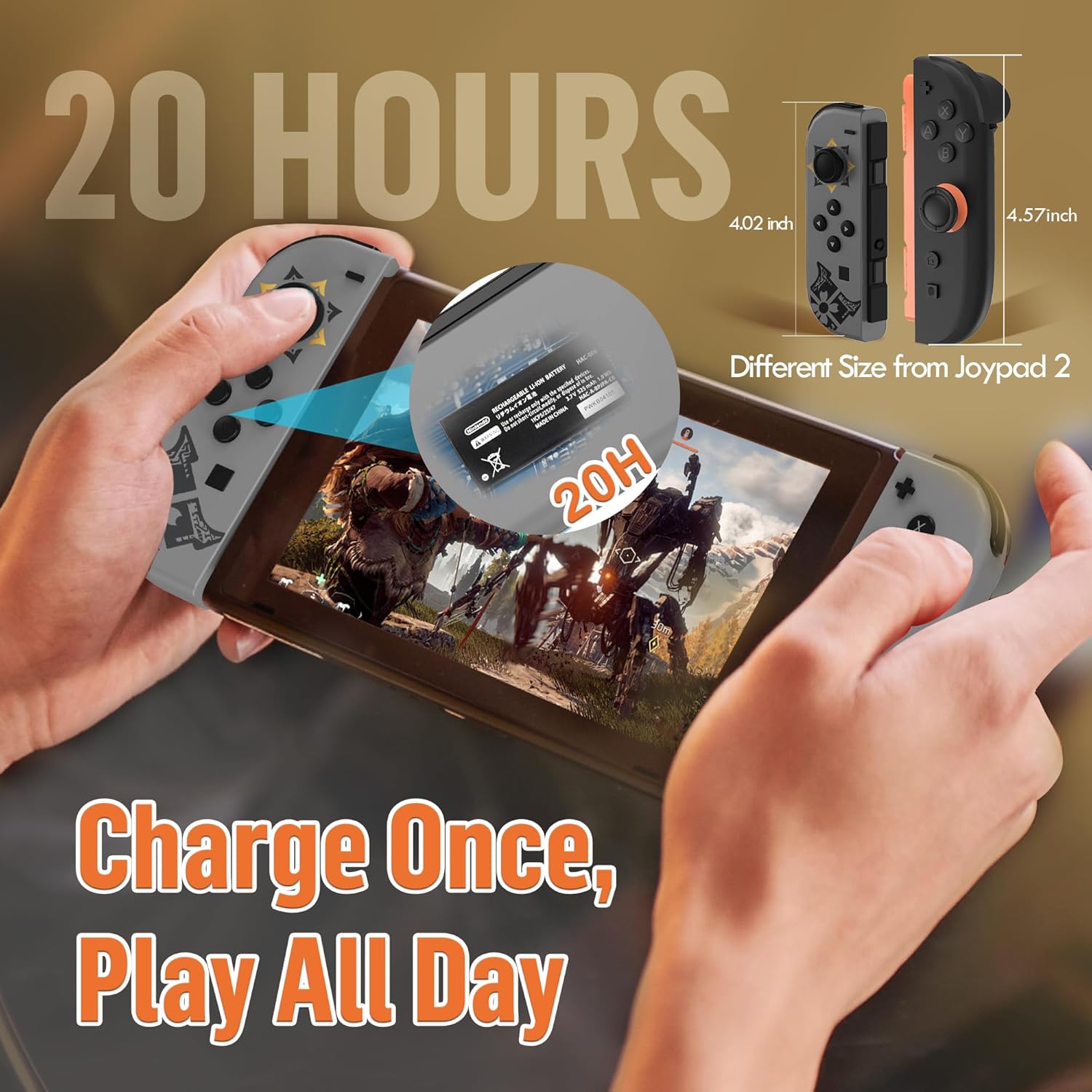 Switch Wireless Controller, Upgraded Switch/lite/oled Controller with Motion Control, Wake Function, Dual Vibration Feature