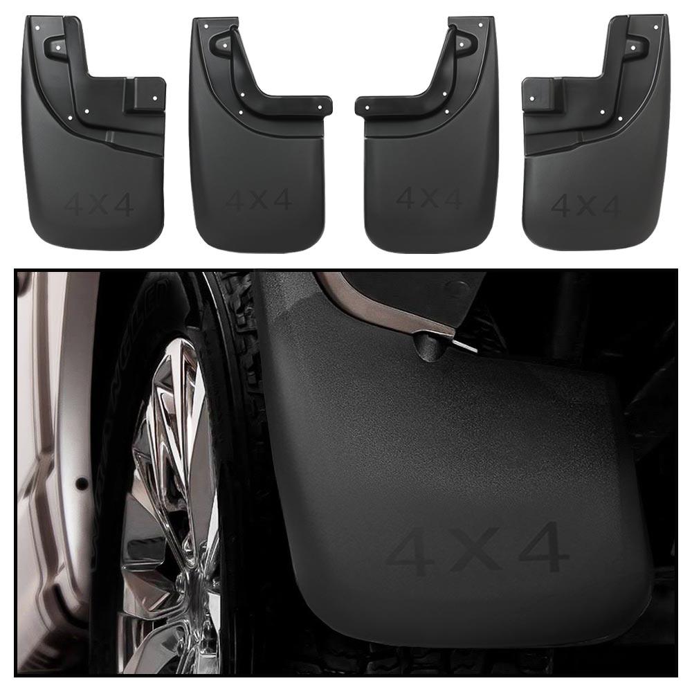 CROSSDESIGN Fit For 2005-2015 Toyota Tacoma Rear Front Mudguards Splash Mud Flaps Mudflaps