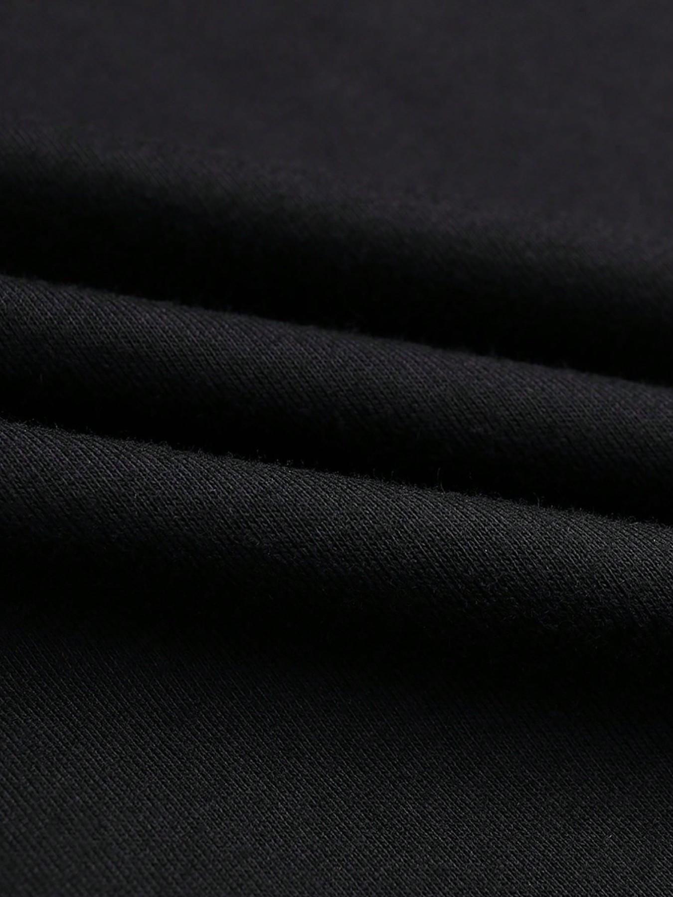 Japanese Crane Embroidered Oversized T-Shirt