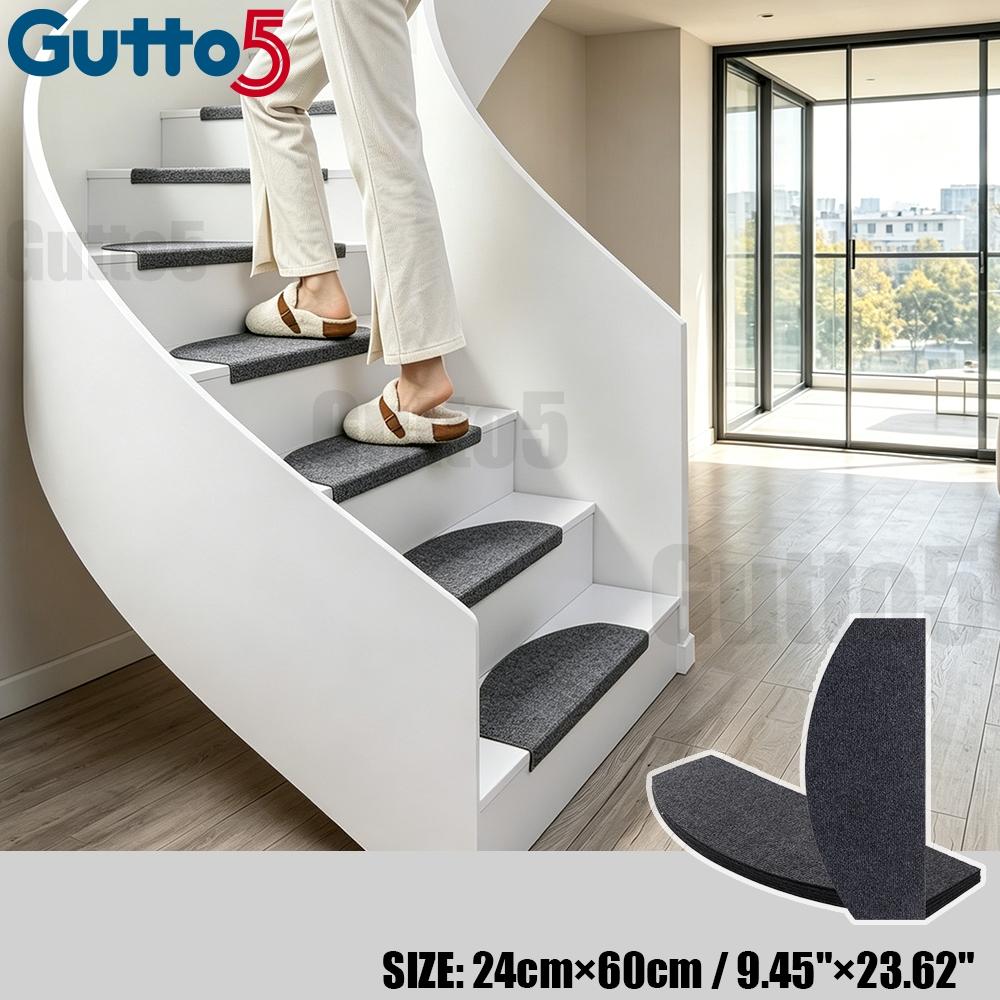 10pcs/15pcs Removable Self-Adhesive Stair Mats, Floor Mat, Indoor Carpet Rugs, Plain Color, Cuttable Reusable, DIY Home Decor, Anti-Slip
