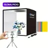 9.8 Inch Folding Portable Photo Lighting Studio Tent, 12 Color Backdrops, Dimmable Cri >95, 96 Leds USB Ring Light for Dslr & Phone Photography Tool #GLOBAL PICKS