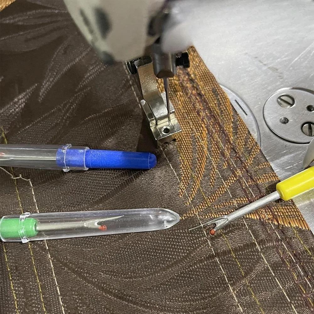 Professional Multi-Slip Grip Seam Ripper: Durable Stitch Remover & DIY Fabric Cutting Tool, Sharp Sewing Scissors & Must-Have Home Tailoring Accessory for Easy Crafting.