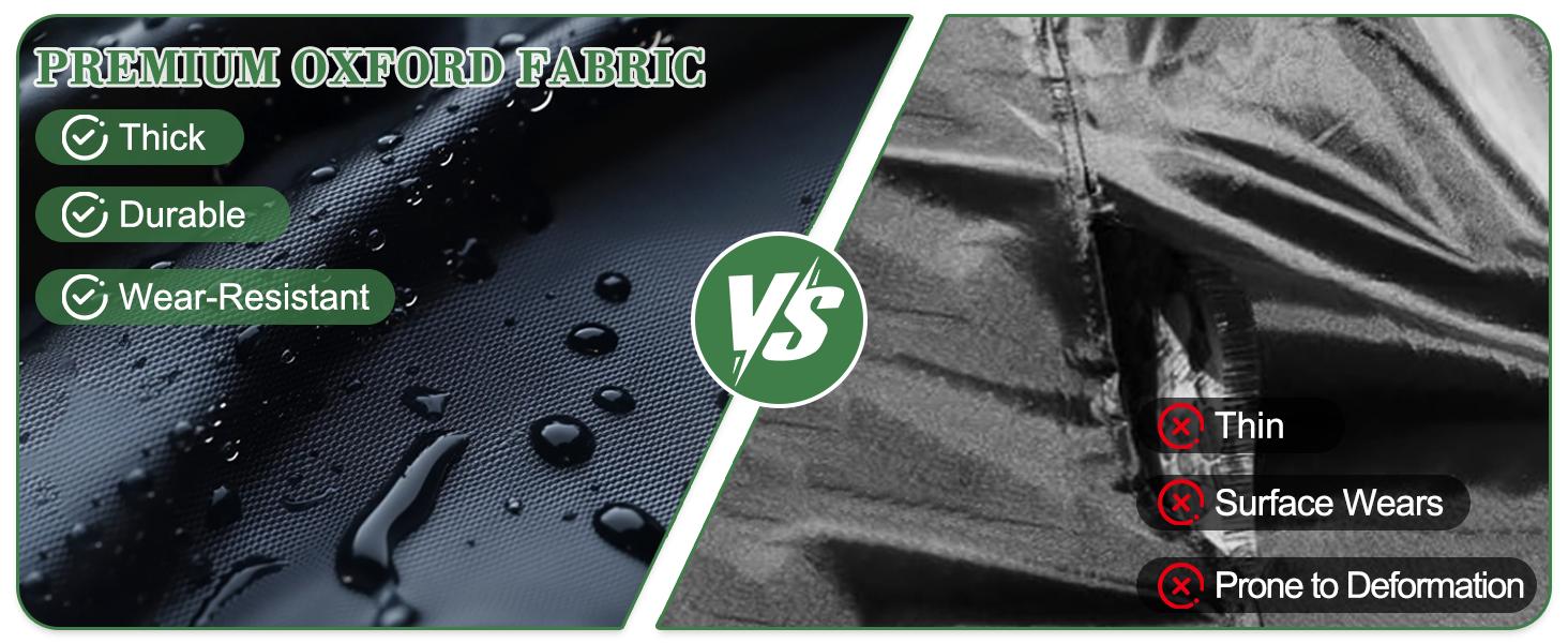 10Ft Round Pool Cover for Above Ground Pools, Safety Solar Pool Covers with Reflective Strips, Rope and Luminous Nails, Upgraded Thicker Oxford, PU Tarp Snug, UV Protected, Windproof, Tear Resistant