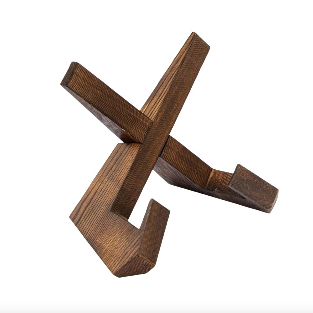 Wooden Book Stand, 1 Count Desktop Reading Rack, Multi-functional Book Holder, Photo Display Rack, Home Organizer for Living Room Bedroom Kitchen