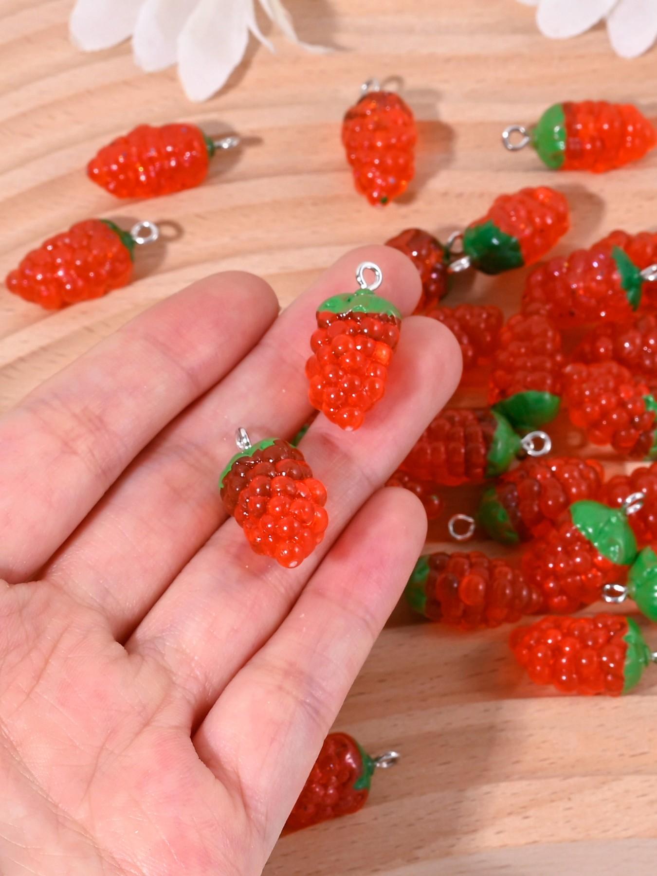 30 Cute Grape Charms for DIY Jewelry Making, Perfect for Earrings, Necklaces, Bracelets, Keychains, Daily Accessories