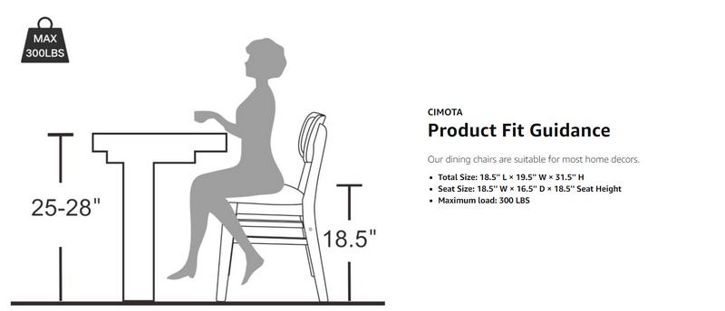 CHAIRUS Rattan Dining Chairs Set of 2,Farmhouse Cane Back Dining Room Chairs Mid Century Kitchen Chairs with Black Wood Frame Linen Upholstered Side Chairs for Kitchen, Restaurant, Dining Room, Bistro, Beige